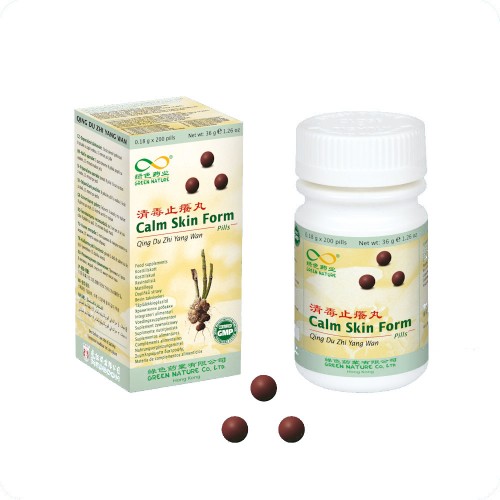 QING DU ZHI YANG WAN/CALM SKIN FORM (180mg*200)