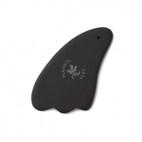 Gua Sha in Bian Shi stone, duck foot shape